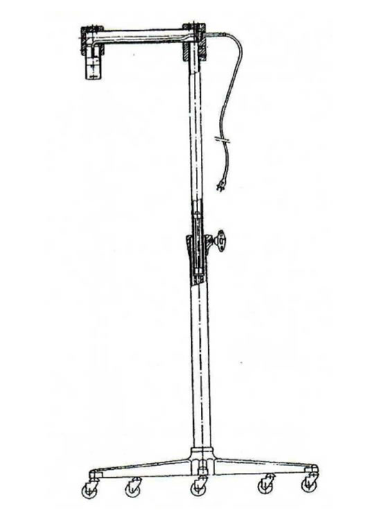 Передвижной штатив Тип 148 - Engineering detail drawing