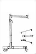 Mobile Stand Type 162 V-Form  - Engineering detail drawing