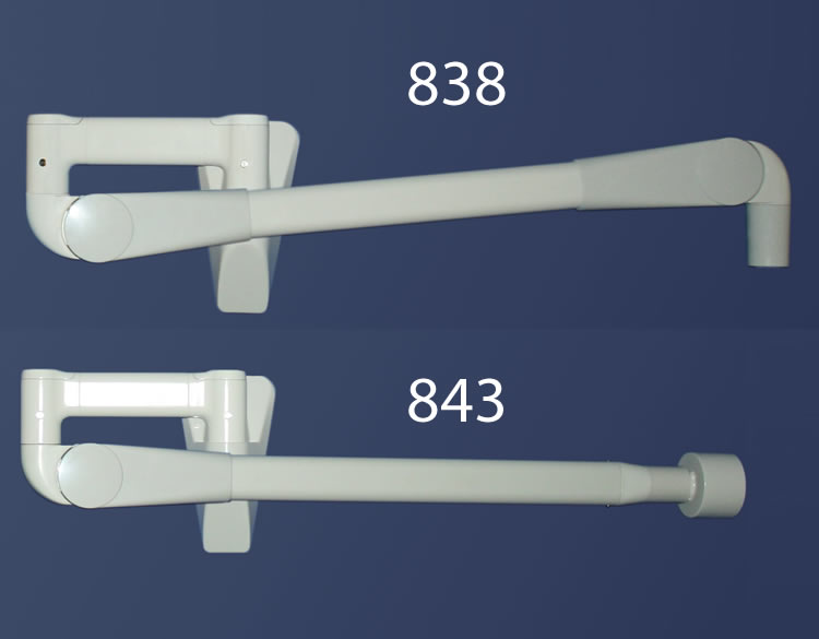 Серия овальной формы вертикальный 838 / 843 / 838 то́рмоз и аррети́р - Singleview